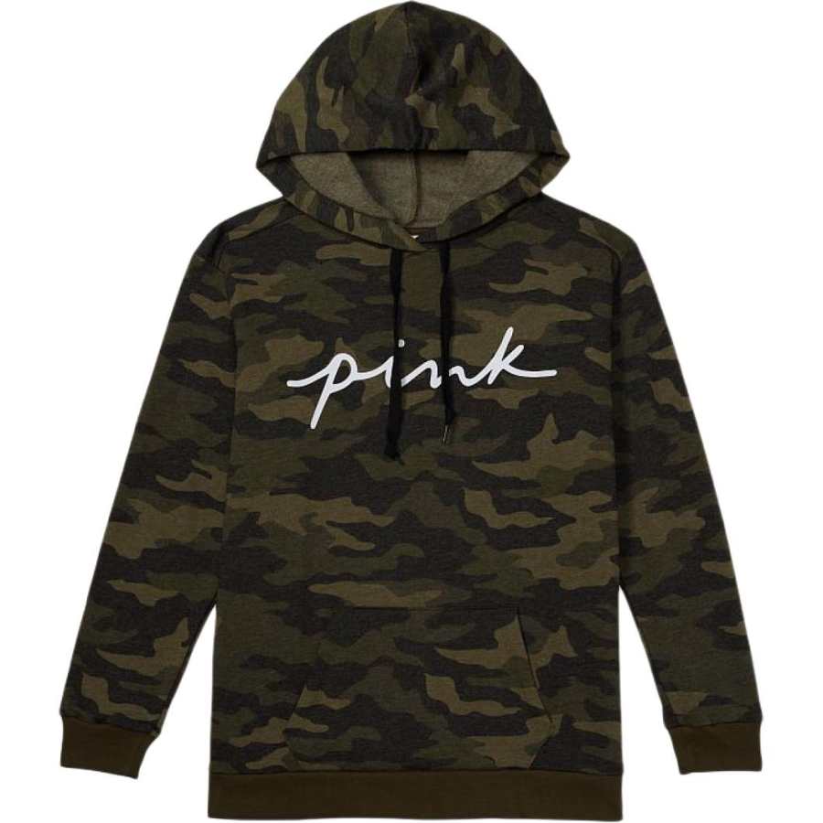 Victoria's Secret Sweatshirt Women's Black Camouflage