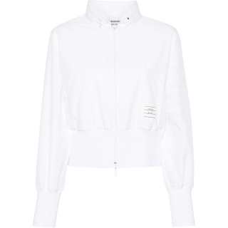 THOM BROWNE Zip Up Hooded Jacket