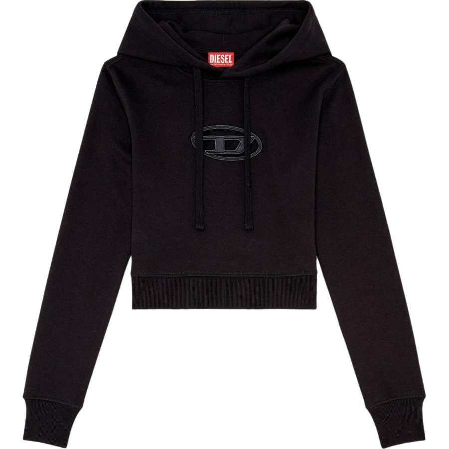 DIESEL F Slimmy Hood Od Cut Out Oval D Logo Hoodie