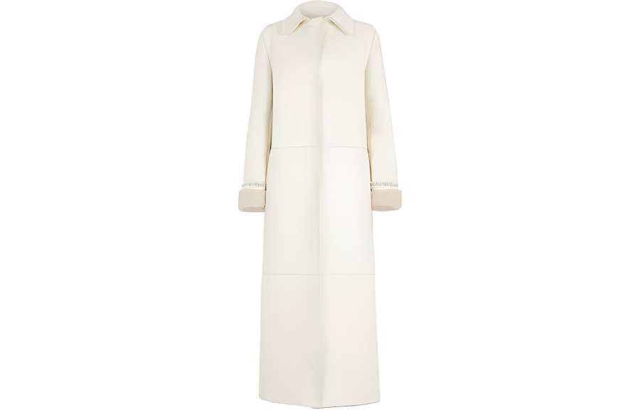 FENDI Mantel Long Sleeved Midi Coat