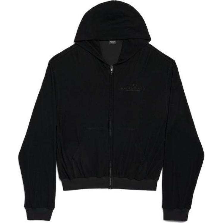 Balenciaga Bb Garderobe Zip Up Hoodie