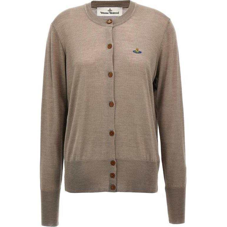 Vivienne Westwood Logo Embroidered Cardigan