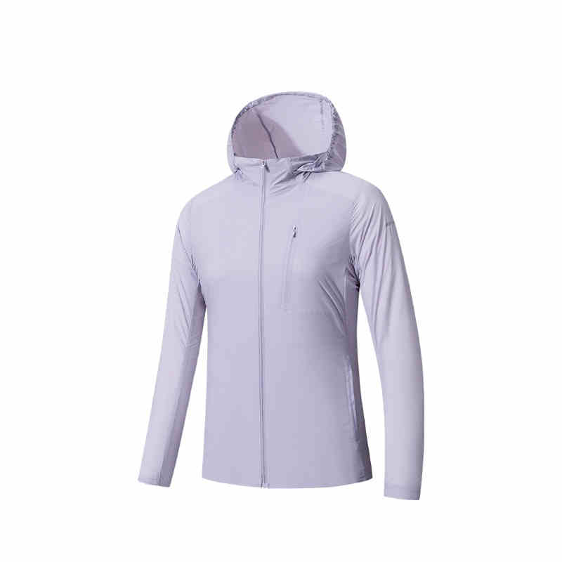 Anta Jackets & Coats Women's Gray Dusty Purple