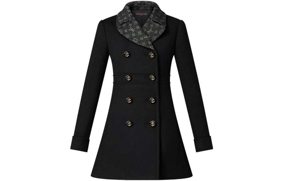 LOUIS VUITTON LOUIS VUITTON Coat Women's Black