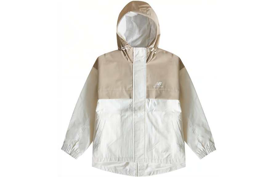 New Balance New Balance Jackets Women's White Hooded Moderate Other