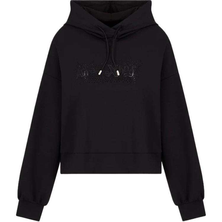 Armani Exchange crystal-embellished hoodie