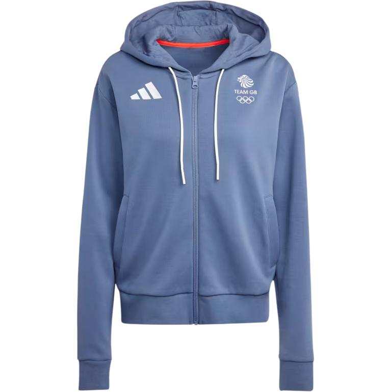 Adidas Adidas UK Training Top Olympics Collection TEAM GB HOODIE Sweatshirt Women's Blue