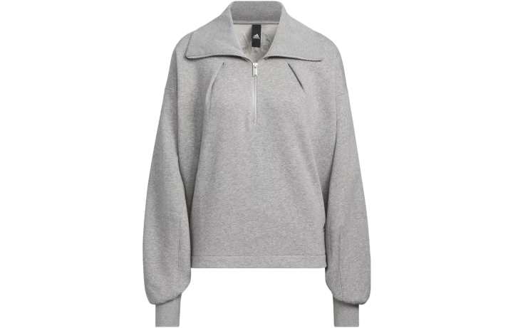Adidas Adidas Jackets Women's Medium Heather Gray Lapel Moderate Other