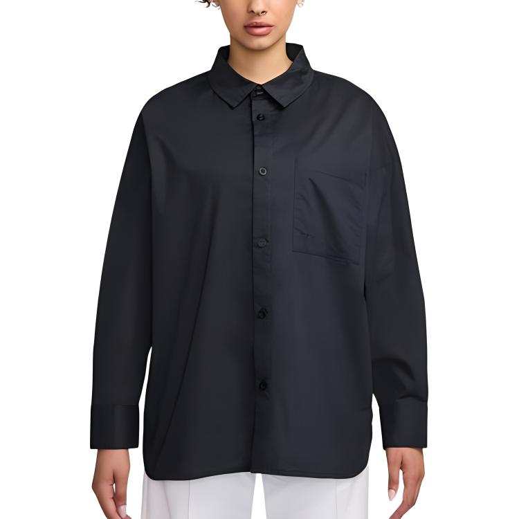 Nike Nike SportswearSwoosh Chill Poplin Shirt Women's Black