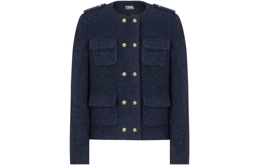 KARL LAGERFELD / Karl Lagerfeld Jeans Jackets & Coats Women's Navy Blue