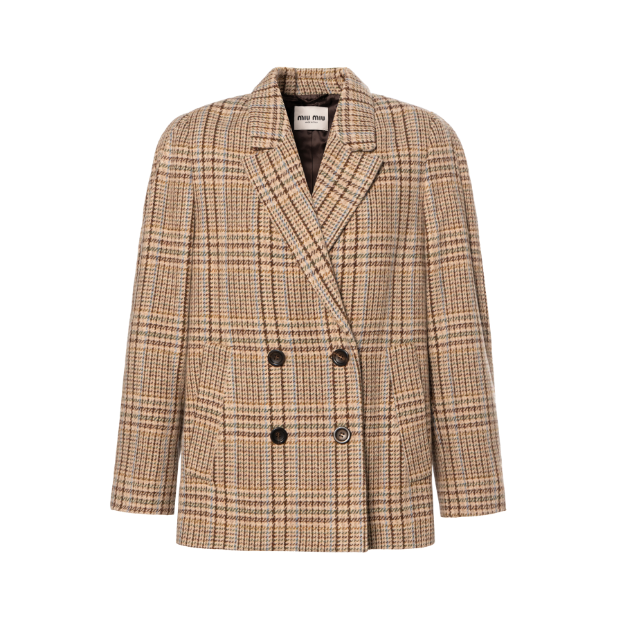 MIU MIU FW22 Business Suit Coat Women's Brown
