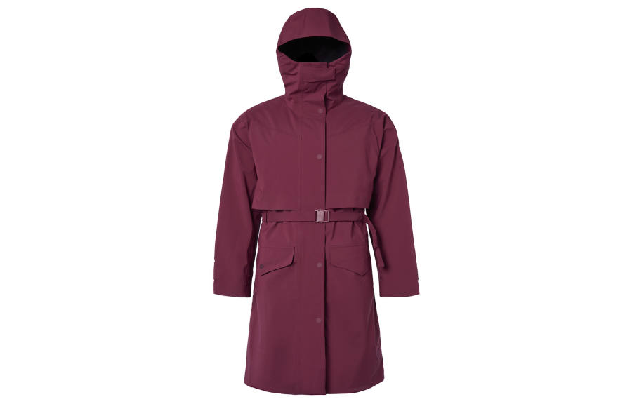 Nike Nike Coats Women's Red Hooded Moderate Straight Fit