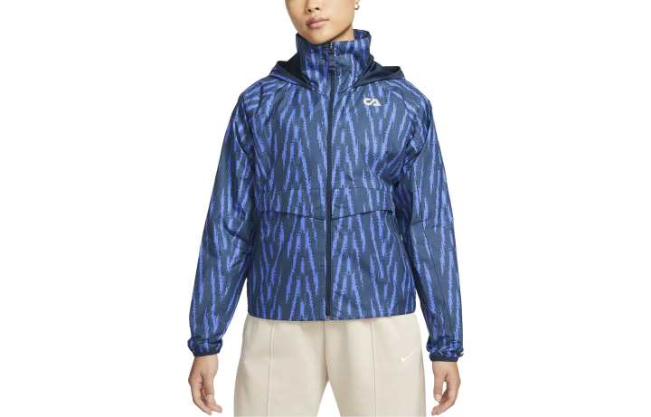 Nike Nike Jackets Women's Marine Blue Hooded Moderate Other
