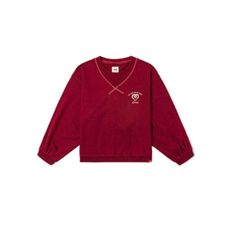 Vans Vans Pulloverr Sweatshirt Chinese Zodiac Snake Year Edition Women's Red