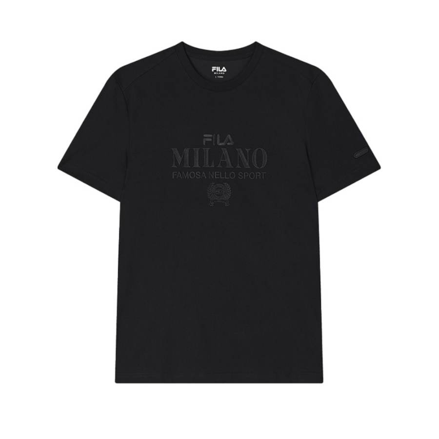 FILA MILANO T Shirt Men's Jet Black