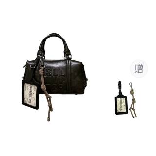 CULTIVATOR Pu Boston Bag Handbag Small Women's Dark Brown
