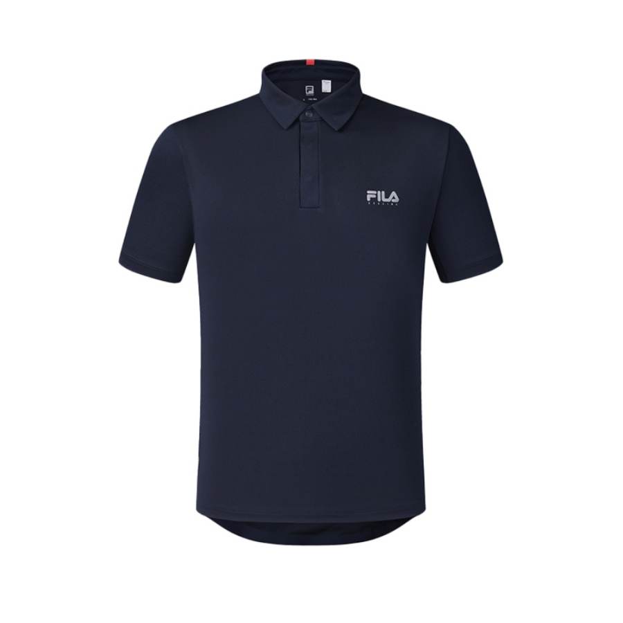 FILA CYCLING Polo Shirt Men's Gemstone Dark Blue