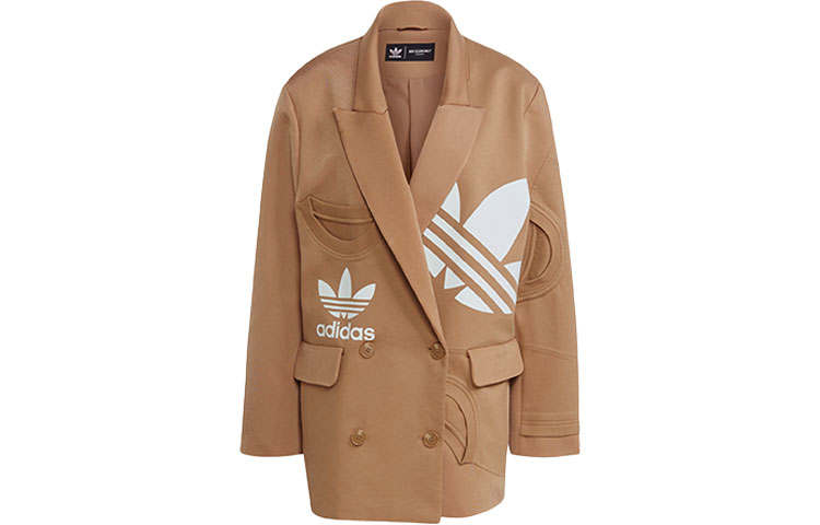 Adidas Originals Business Suits Women's Beige Suit Collar Moderate Other