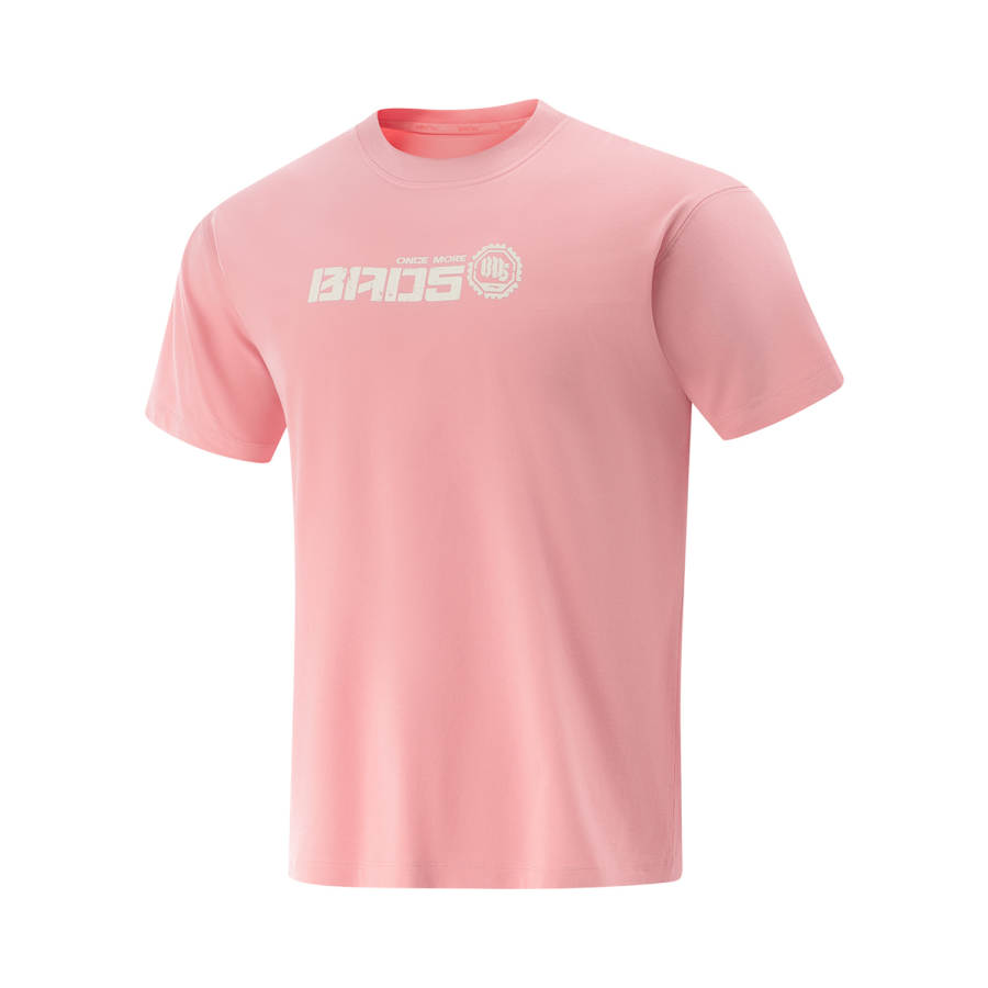 Li-Ning Li Ning Basketball Collection T Shirt Men's Apricot Pink