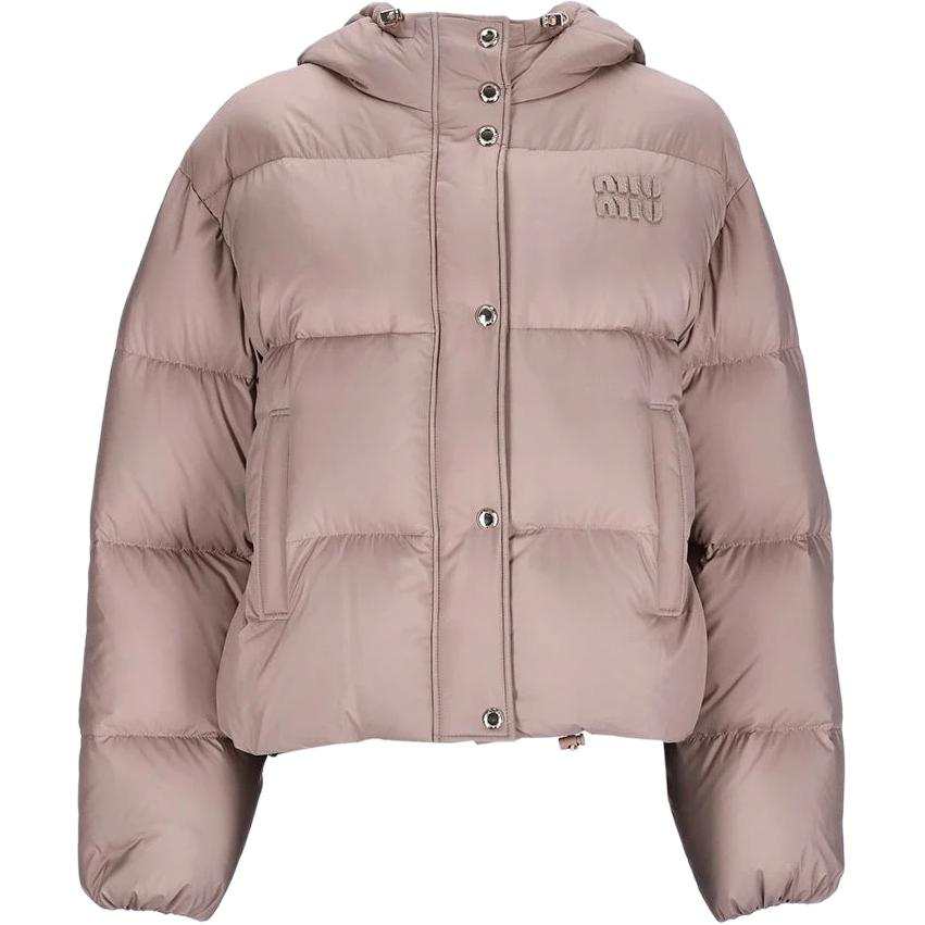 MIU MIU MIU MIU Hooded Down Jacket