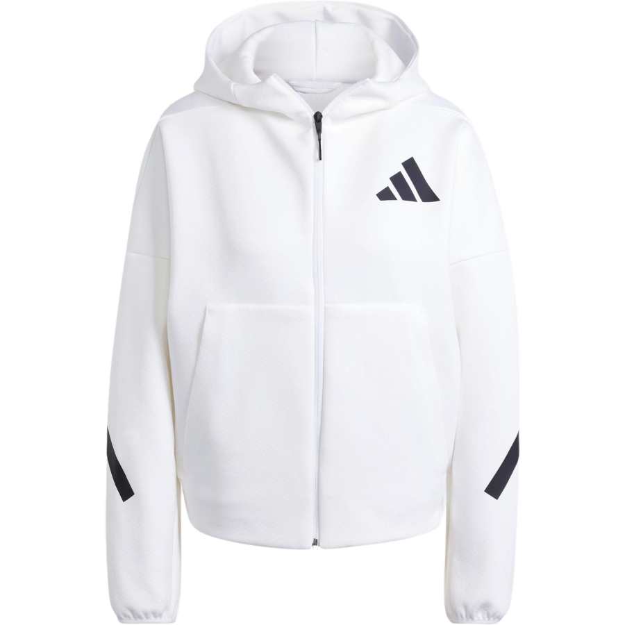 Adidas Adidas logo-detail zip-up hoodie