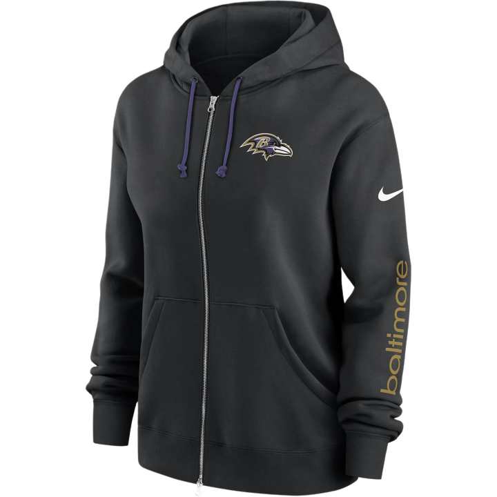 Nike Nike Baltimore Ravens Phoenix Women's Nike Nfl Full-Zip Hoodie