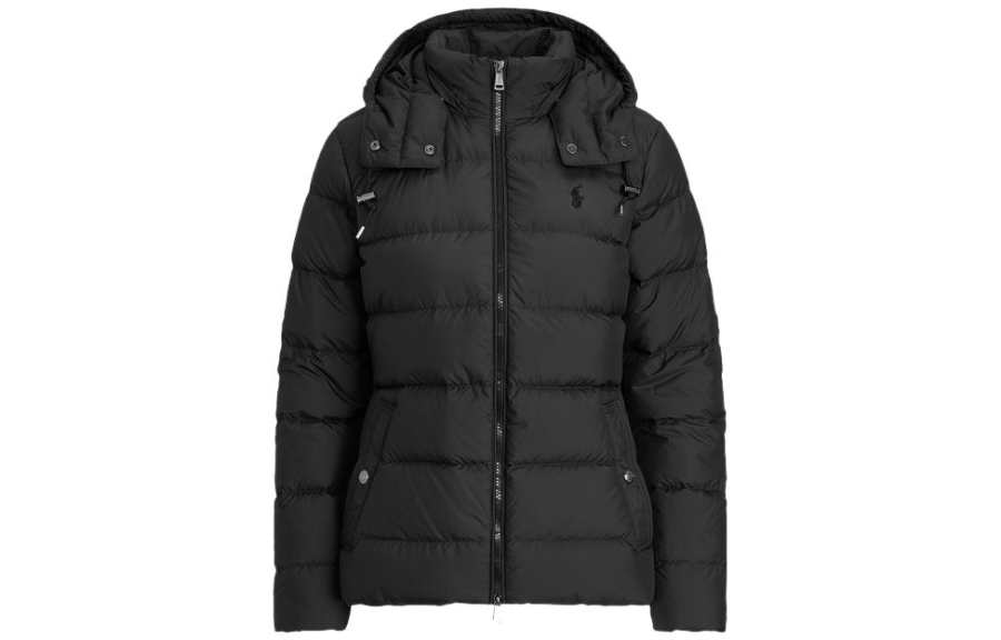 Polo Ralph Lauren FW23 Down Jacket Straight Fit Version Women's Black