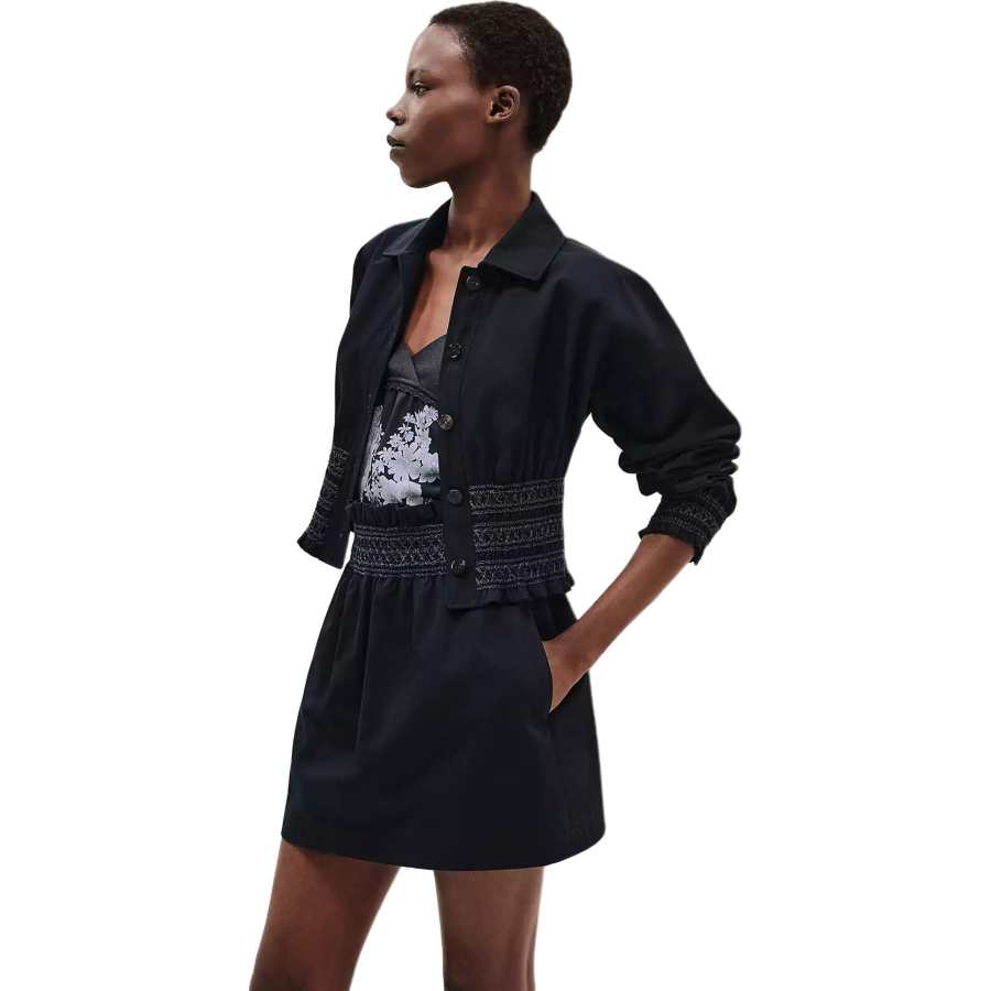 HERMES HERMES Jackets & Coats Women's Dark Blue