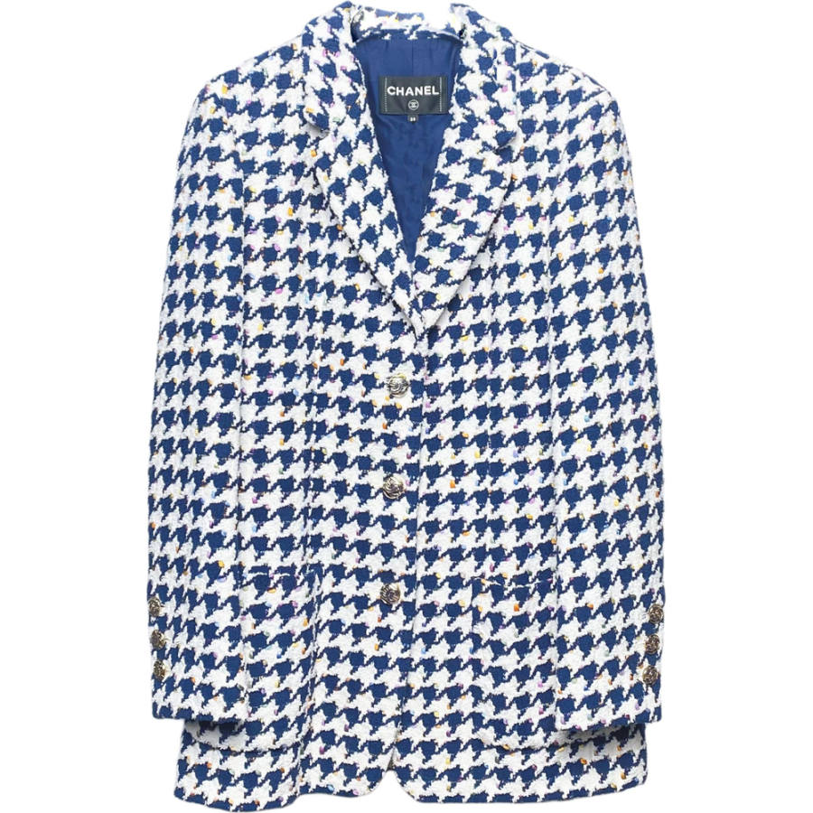 CHANEL 21 Spring Summer Collection Jackets & Coats Women's Blue