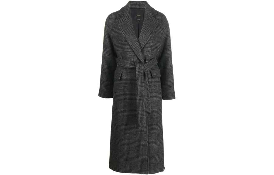 PINKO 【Previous Season】checked belted coat