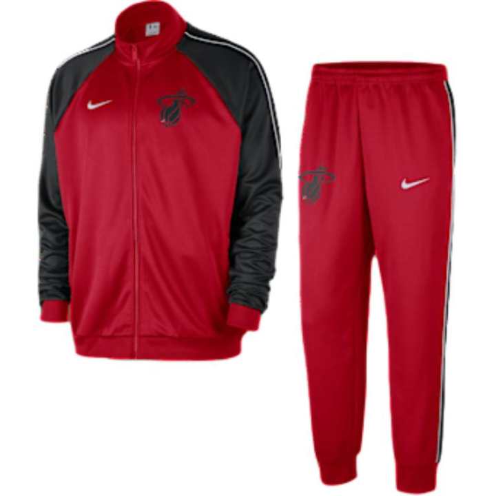Nike Nike x NBA Miami HeatCourtside Casual Sportswear Men's University Red/Black/White/White
