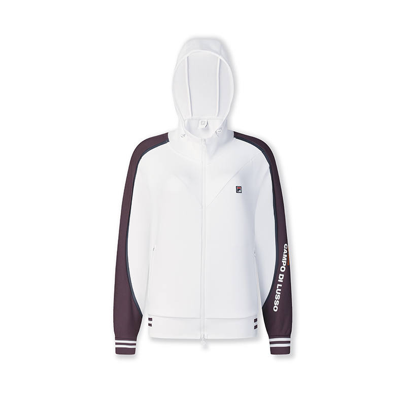 FILA Jackets Women's Jade White Hooded Moderate Other