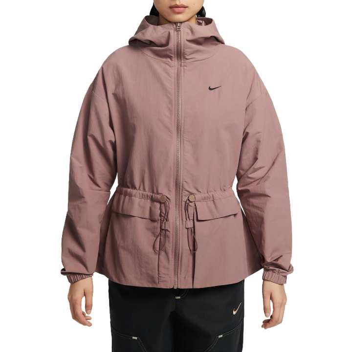 Nike Nike Sportswearwoven SS24 Everything Jacket Women's Smokey Mauve Red Black