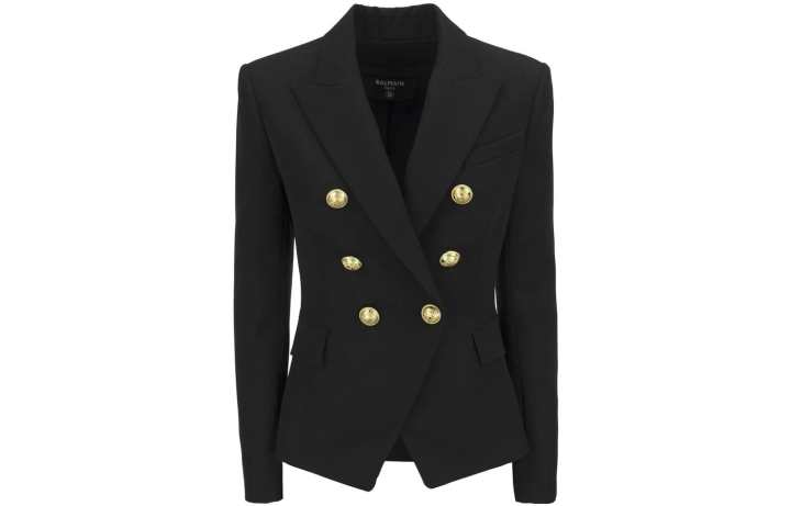 BALMAIN BALMAIN FW22 Business Suit Coat Women's Black