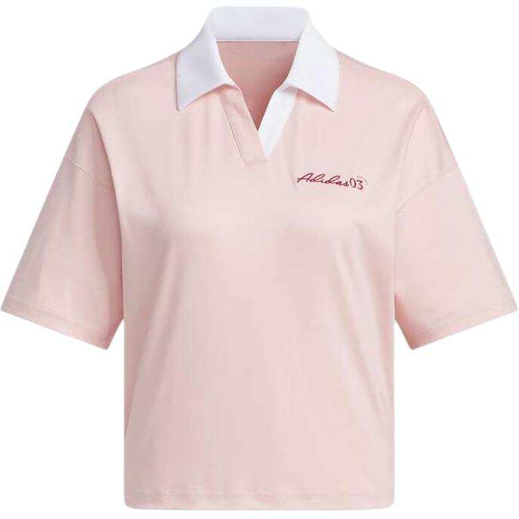 Adidas Adidas VERBIAGE Polo Shirt Women's Light Pink