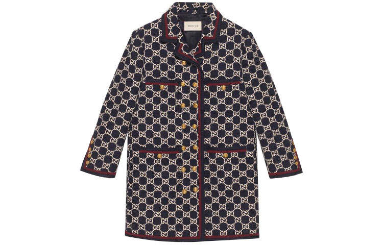 GUCCI 【Previous Season】GG pattern tweed coat
