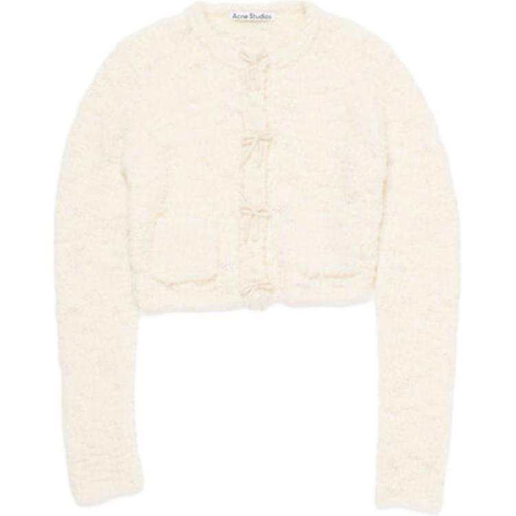 Acne Studios Acne Studios bow-embellished cardigan