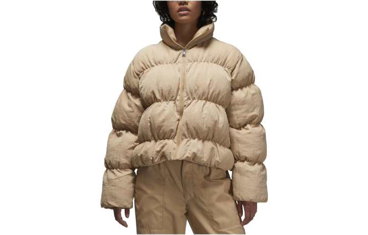 Jordan Jordan Jackets Women's Desert Yellow Stand Collar Moderate Other