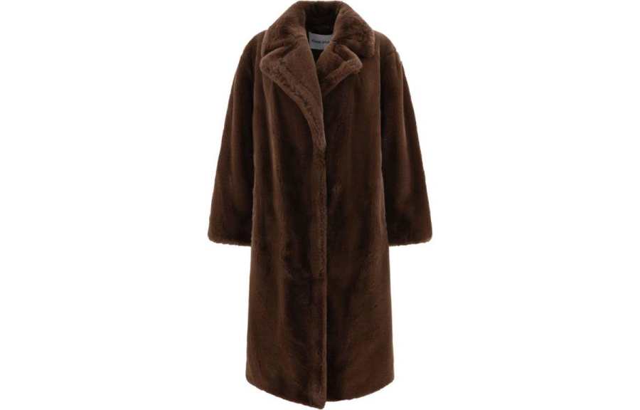 STAND STUDIO 【Zoomed ImageryBest of: PromotionsPrevious Season】single-breasted faux-fur coat
