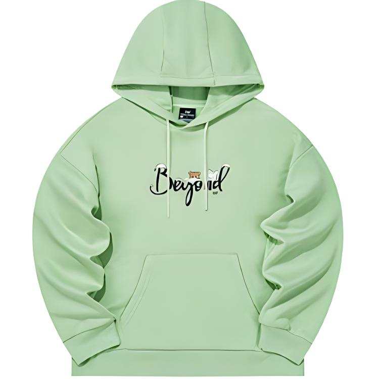 361° Hooded Fleece Lined Thermal Loose Fit Pullover Sweatshirt Women's Sky Window Green