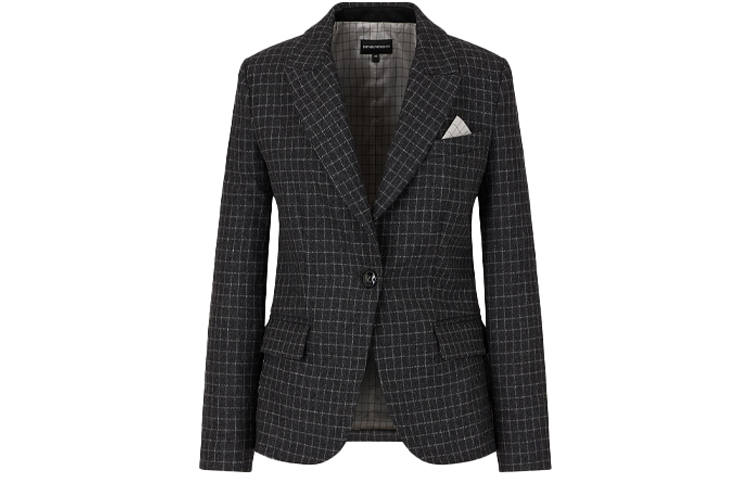 EMPORIO ARMANI Business Suit Coat Women's Black