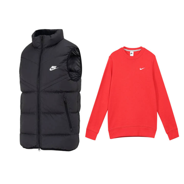 Nike Nike Casual Sportswear Men's Crew Neck Thickened And Fleece Lined