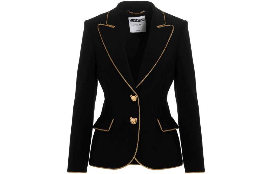 MOSCHINO Metallic trim Tailored Blazer