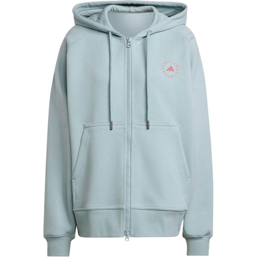 Adidas Adidas Stella McCartney Full Zip Hoodie Jackets & Coats Women's Texture Green