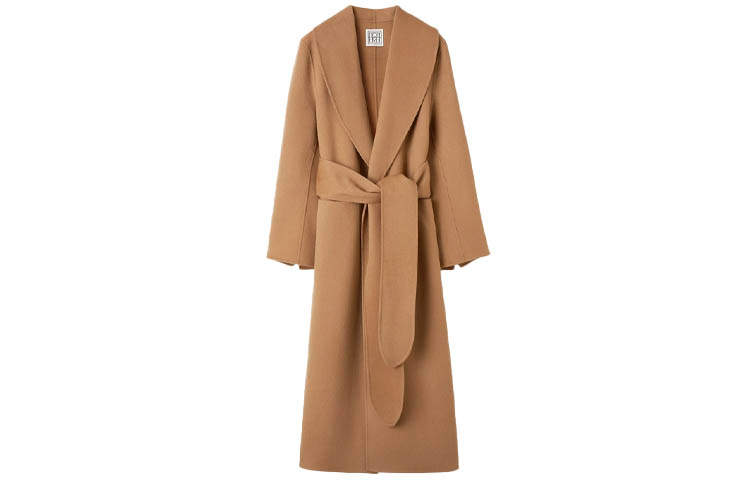 TOTEME Coats Women's Brown Lapel Moderate