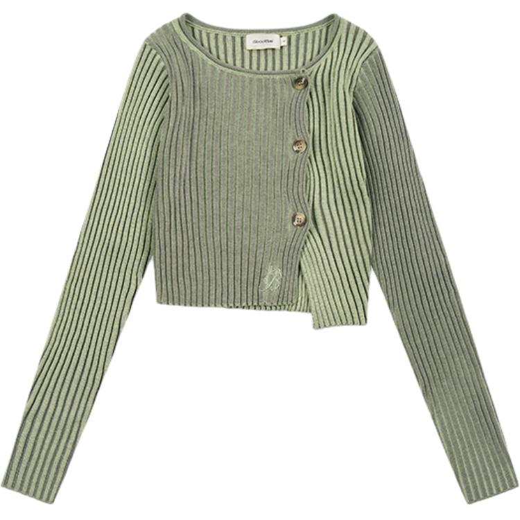 GOOD BAI Knitwear Women's Crew Neck Moderate Cardigan