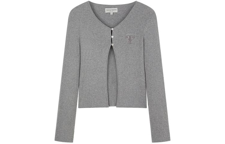 Teenie Weenie Knitwear Women's V Neck Moderate Cardigan