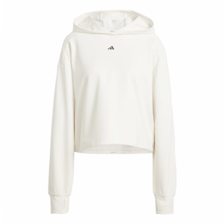 Adidas Adidas POWER LOOSE FIT BACK VENTILATION HOODIE Sweatshirt Women's White