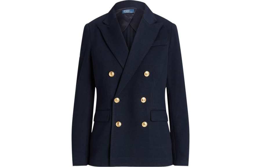 Polo Ralph Lauren SS23 Business Suit Coat Women's Navy Blue