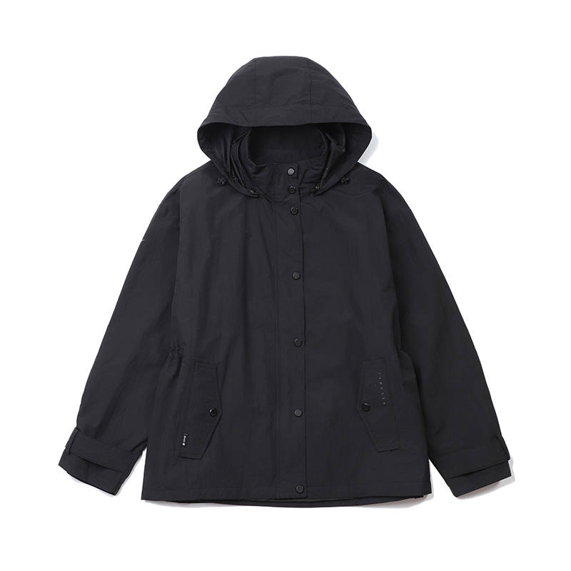 TREKSTA Jackets Women's Black Detachable Hood Moderate Soft Shell